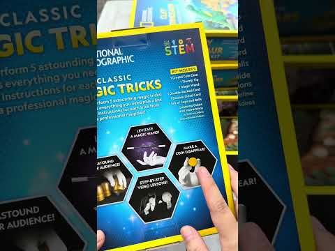 National Geographic Magic Set (2 Coin Tricks + 20 Card Tricks)