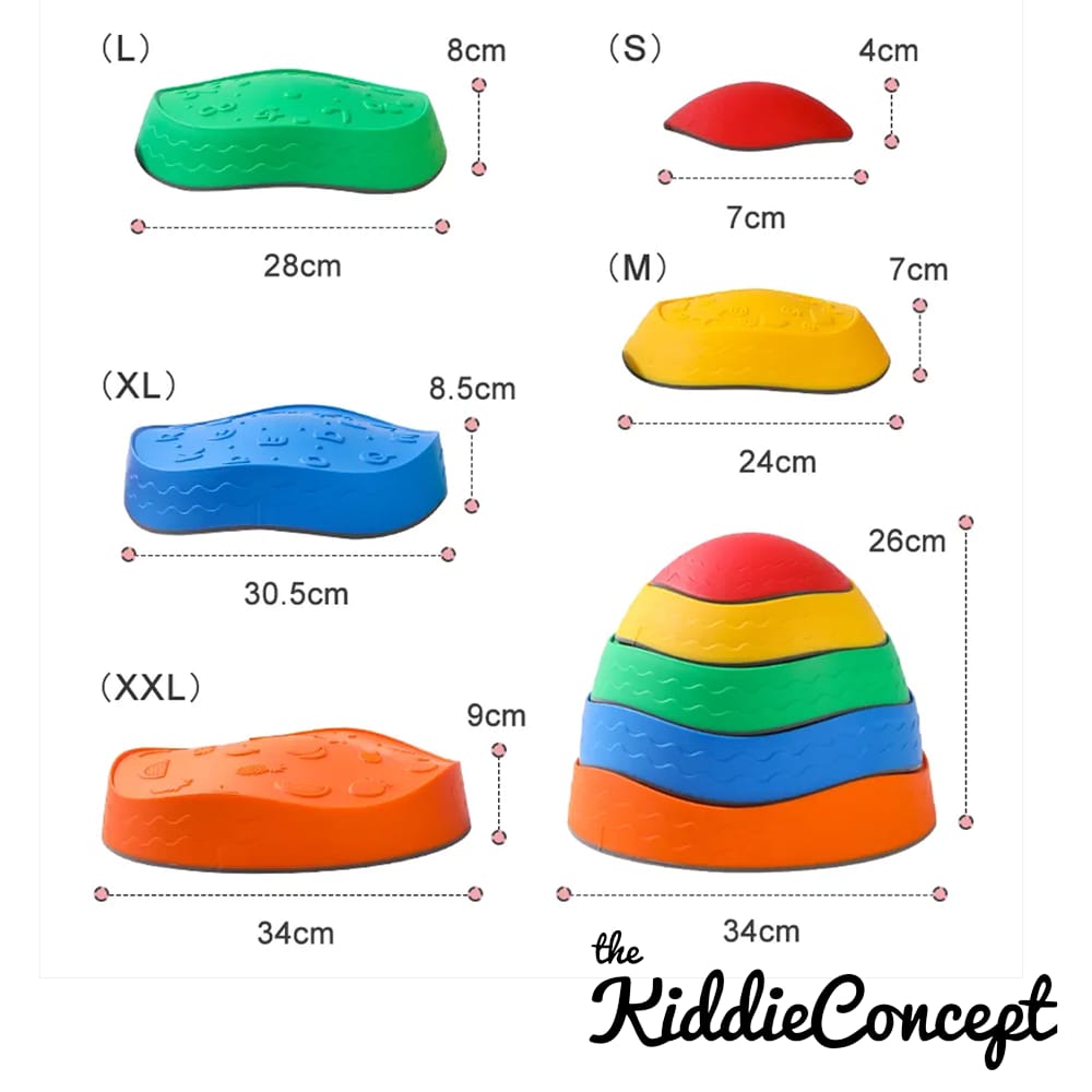 The Kiddie Concept Balancing Stepping Stones