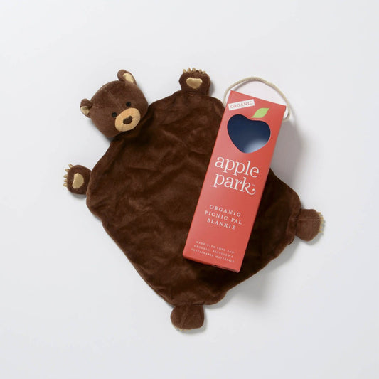 Apple Park Picnic Pal Blankie Bear