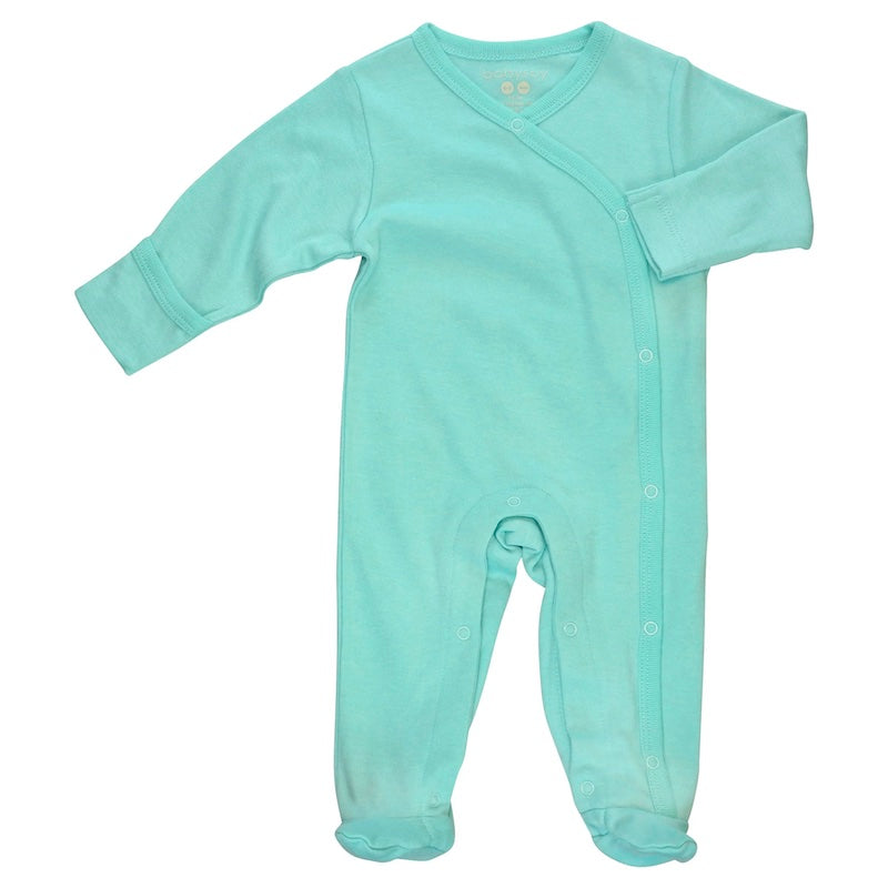 Babysoy Snap Footie (Harbor)