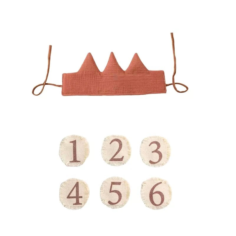 Bababoo Kids Cotton Birthday Hat Crown Baby - 1 to 6 Years old