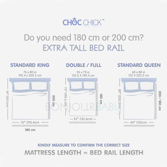 Choc Chick Extra Tall Bed Rail