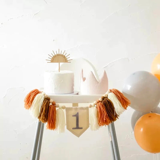 Bababoo Kids Cotton Tassel Baby Birthday Party Decoration
