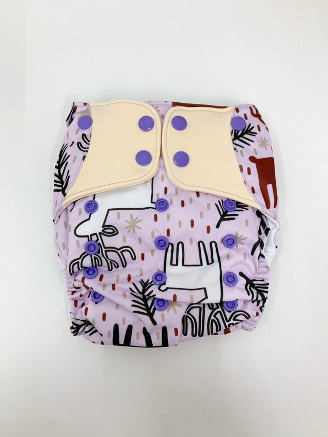 Butt and Mommy Works Booldeet PUL Diapers with 4-Layered Microfiber