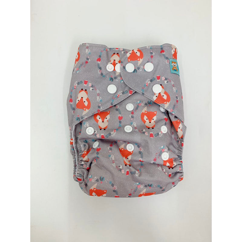 Butt and Mommy Works Printed All-in-3 Layered Microfiber