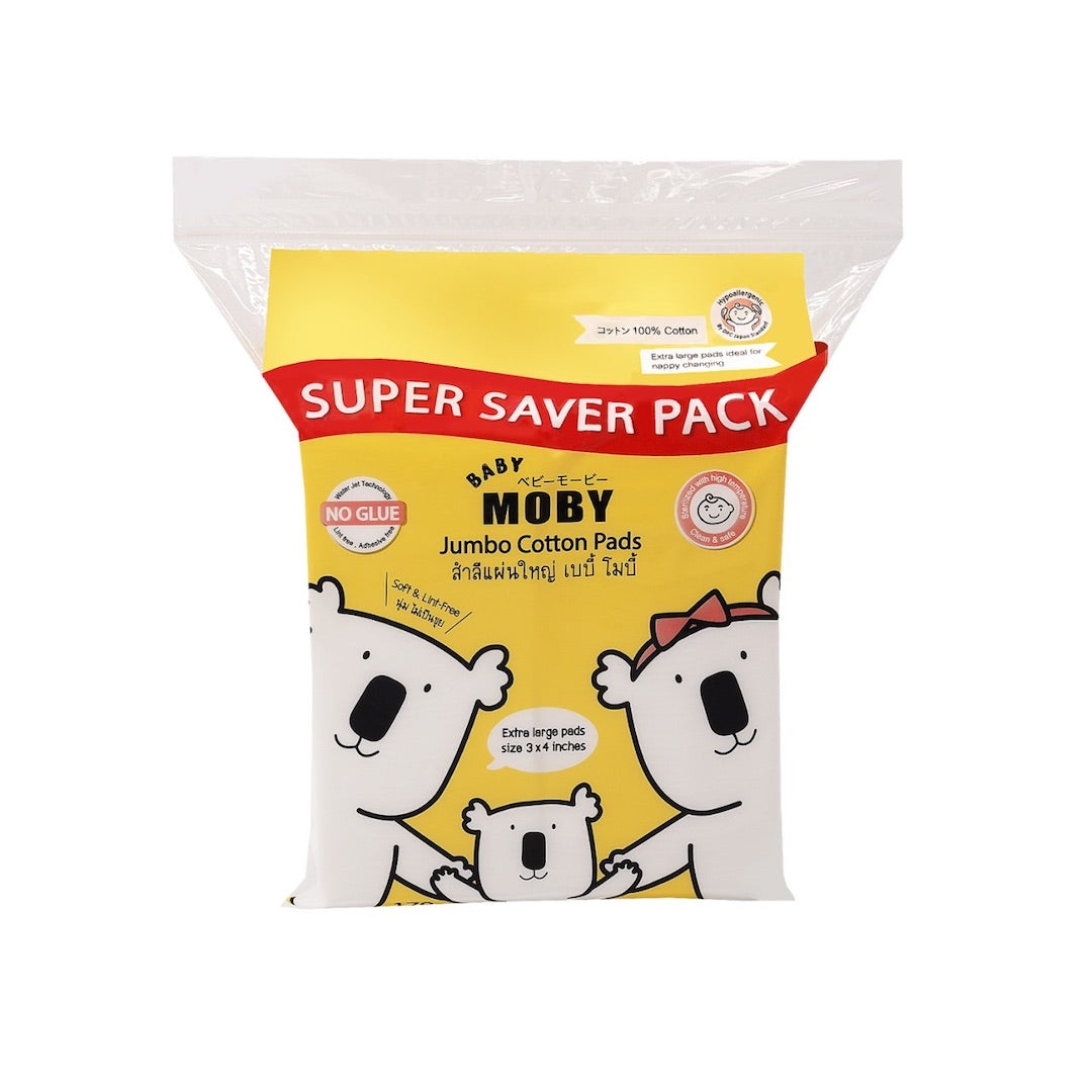 Baby Moby Jumbo Cotton Pads Super Saver Pack