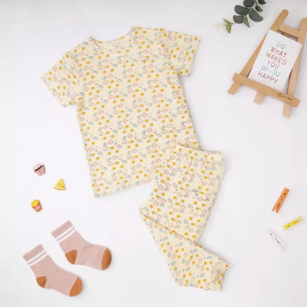 Bons99 Bamboo Breakfast Pajama Set