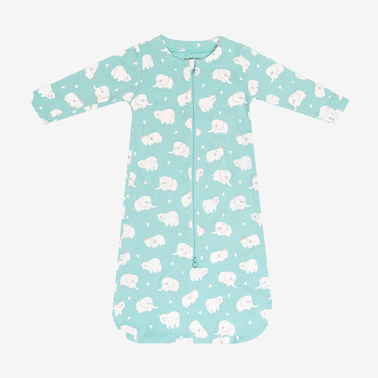 Babysoy Animal Long Sleeve Sleep Sack - Harbor