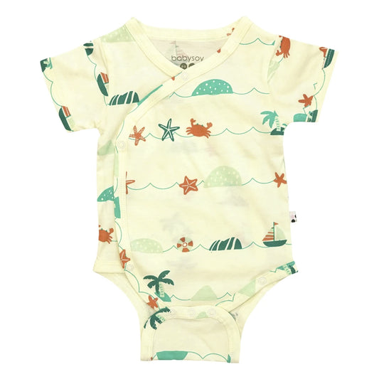 Babysoy Kimono Onesie (Sea)