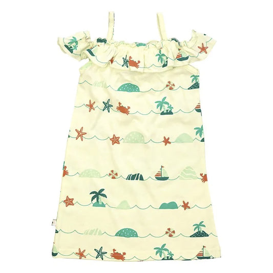 Babysoy Ruffle Shoulder (Sea)