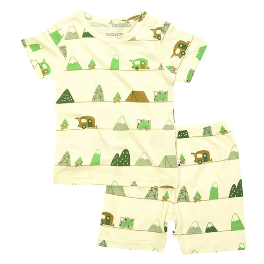 Babysoy Short Sleeve Lounge Set (Mountain)
