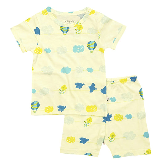 Babysoy Short Sleeve Lounge Set (Sky)