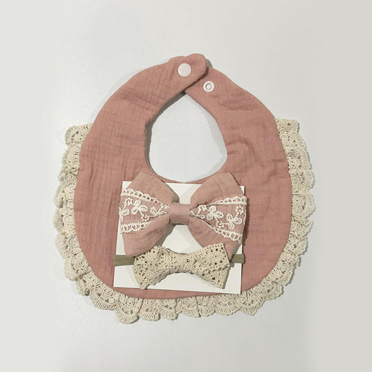 Blooming Wisdom Pretty Bib and Bows Set