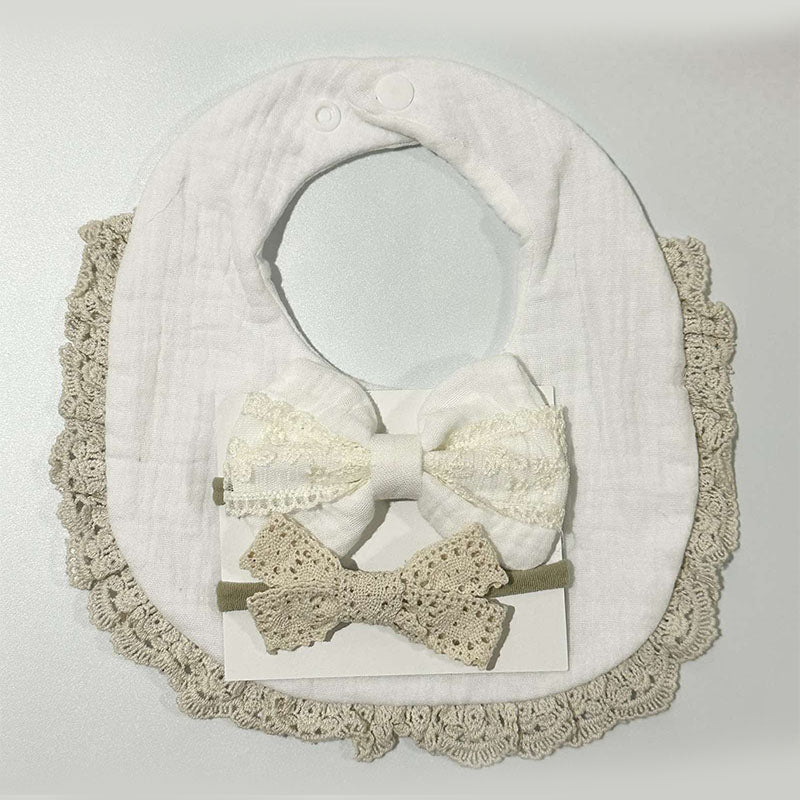 Blooming Wisdom Pretty Bib and Bows Set