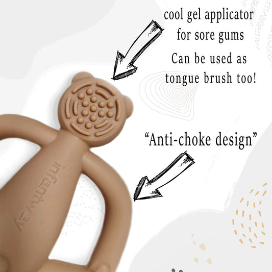 Infantway Chewbear Teething Toy and Gum Massager