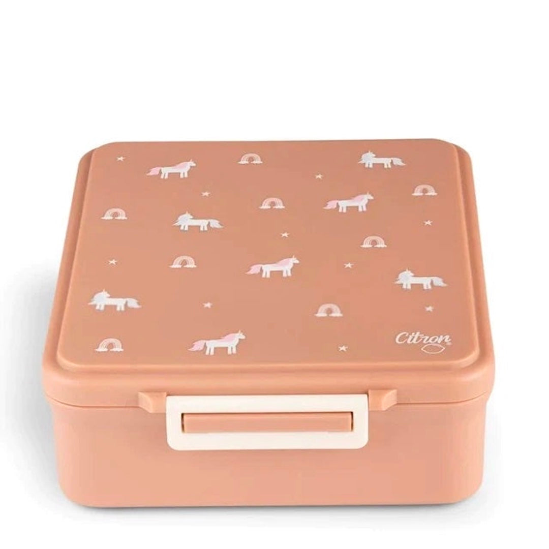 Citron Grand Lunchbox with 4 Compartments and Hot Food Jar