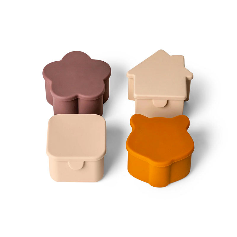 Citron Silicone Lunch Box Organizers (Set of 4)