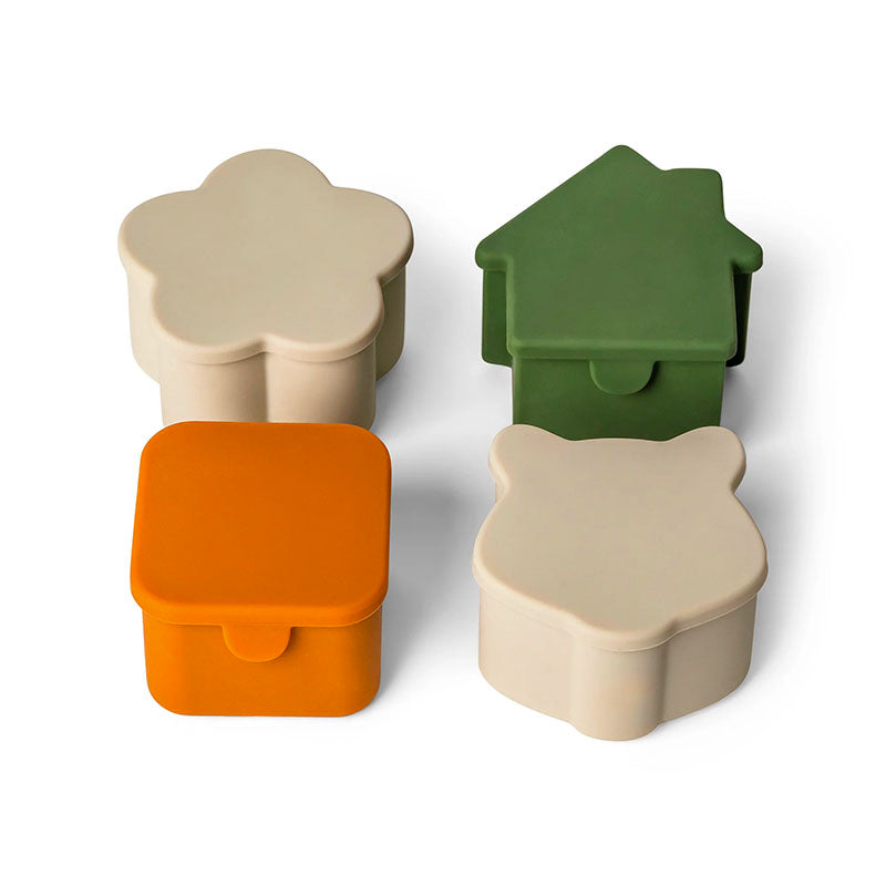 Citron Silicone Lunch Box Organizers (Set of 4)