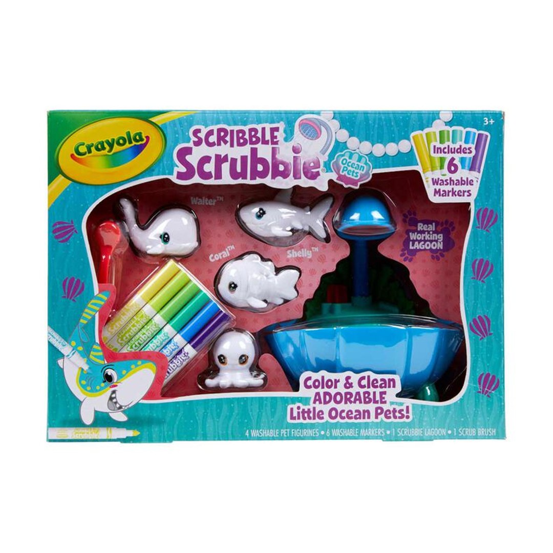 Crayola Scribble Scrubbie Ocean Pets Lagoon – The Parenting Emporium