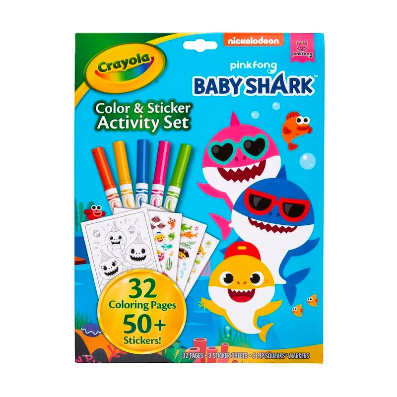 Crayola Color and Sticker Activity Set - Baby Shark