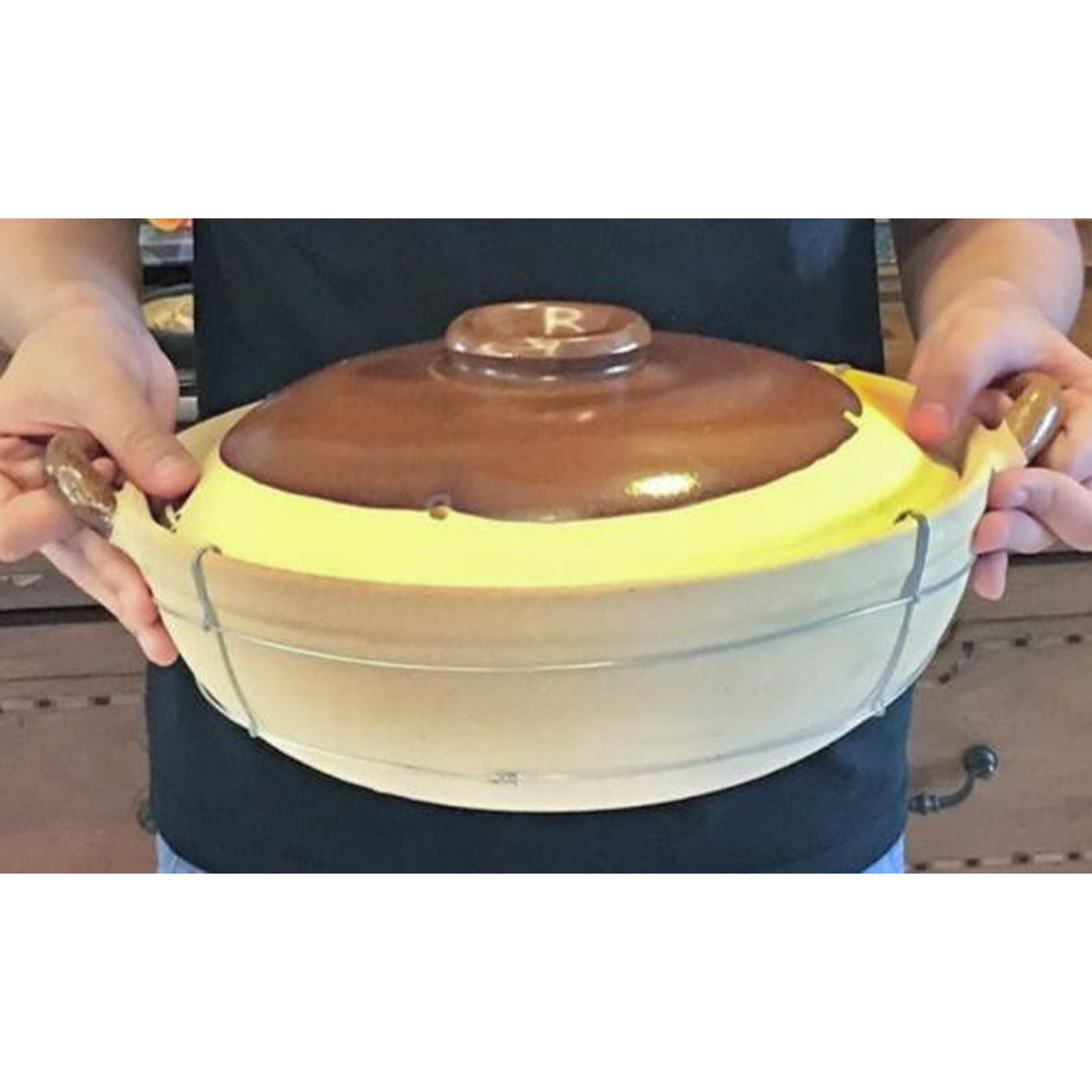 Clayy Rose Pots: Double Ear Casserole Pot