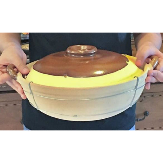 Clayy Rose Pots: Double Ear Casserole Pot