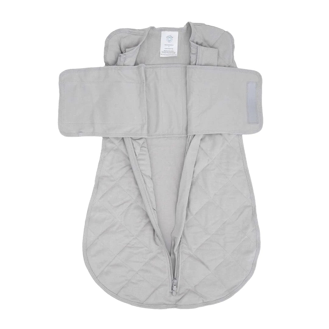 Dreamland Baby Weighted Sleep Swaddle and Sack Moon Grey – The