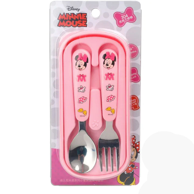Dish Me Ph Disney Spoon and Fork Set with Case