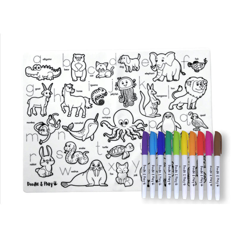Doodle and Play Large Reusable Coloring Mat