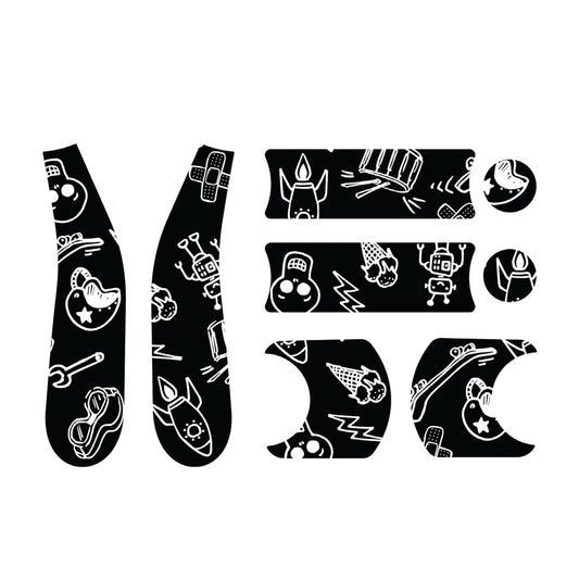 Doona Liki Sticker Set - B&W Cool Sketch