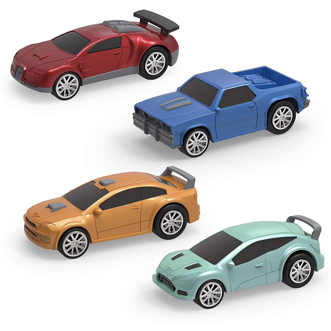 Driven Toys Pull Out Stock Cars Blister Pack (4 Pack)