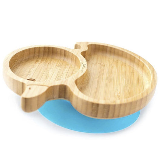 Eco Rascals Bamboo Duck Plate with Suction Base