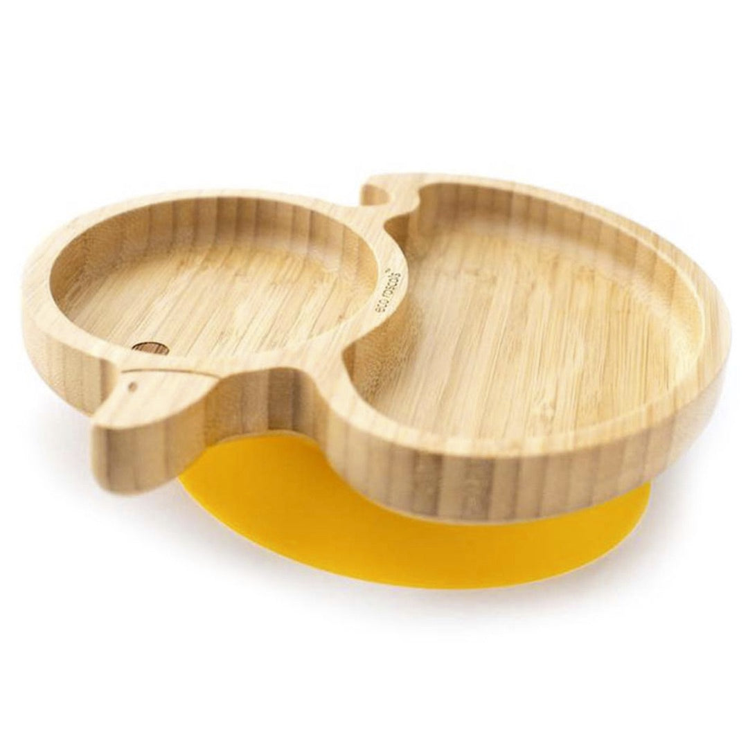 Eco Rascals Bamboo Duck Plate with Suction Base