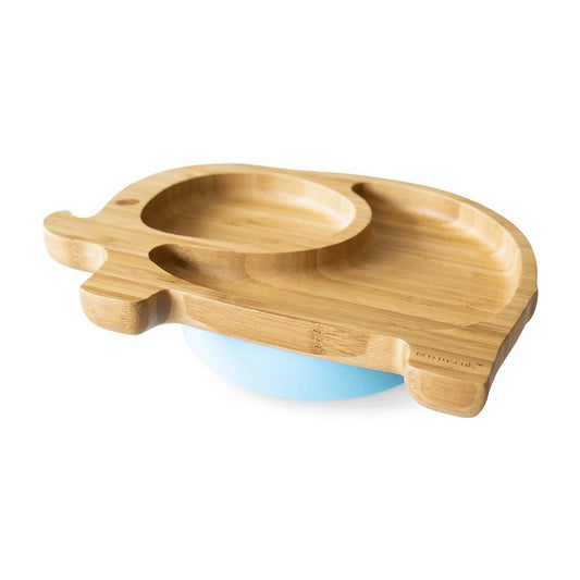 Eco Rascals Bamboo Elephant Plate with Suction Base