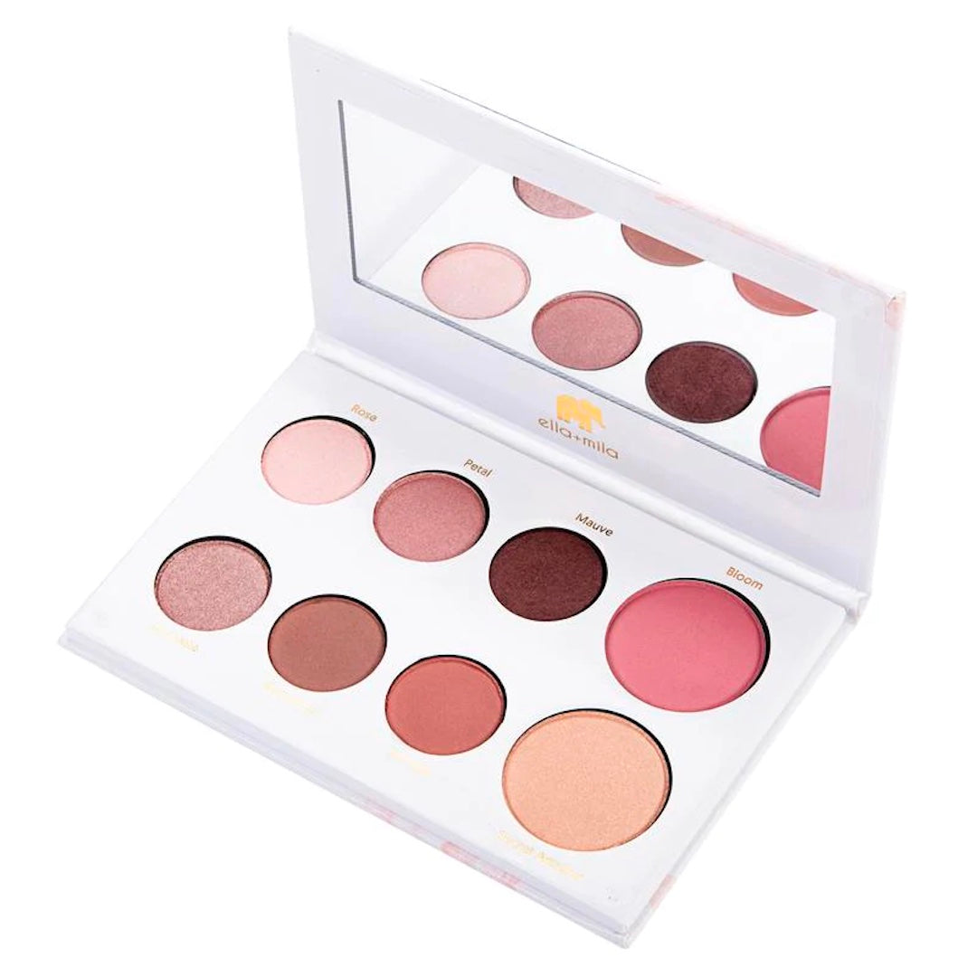 Ella + Mila Makeup - Blushing Goddess (Eyeshadows + Blush + Highlighter)
