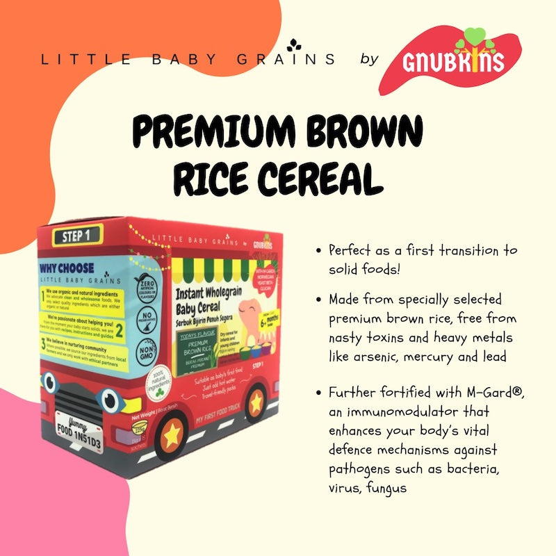 Little Baby Grains Premium Brown Rice Cereal (150g)