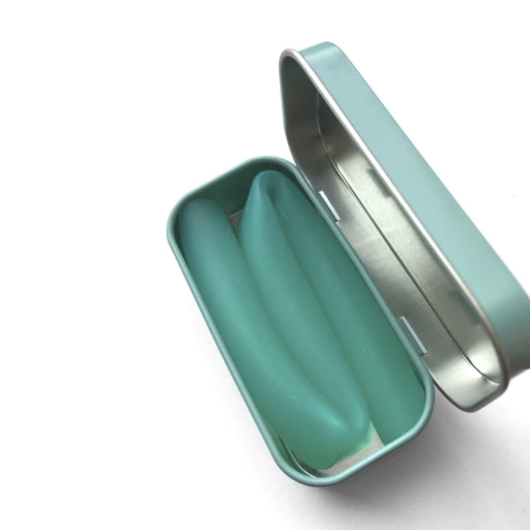 Gosili SiliStraw Reusable Straw + Tin (X-Wide)