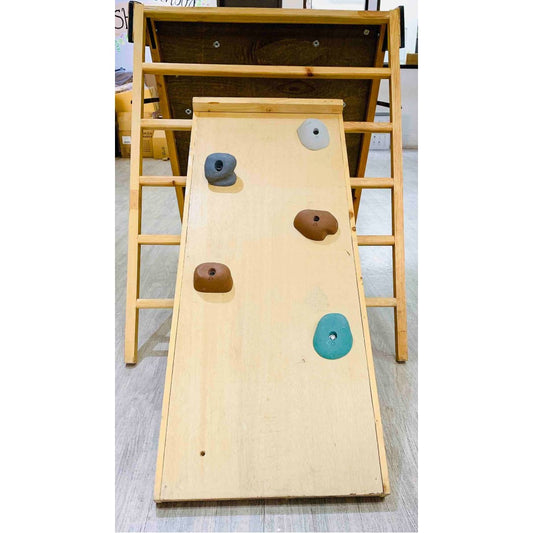 Hybrid Climbing Frame (Wall Climber + Ladder and Optional Slide, Pre-order)