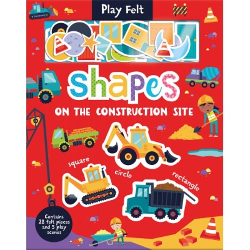 Play Felt Books: Shapes on the Construction Site