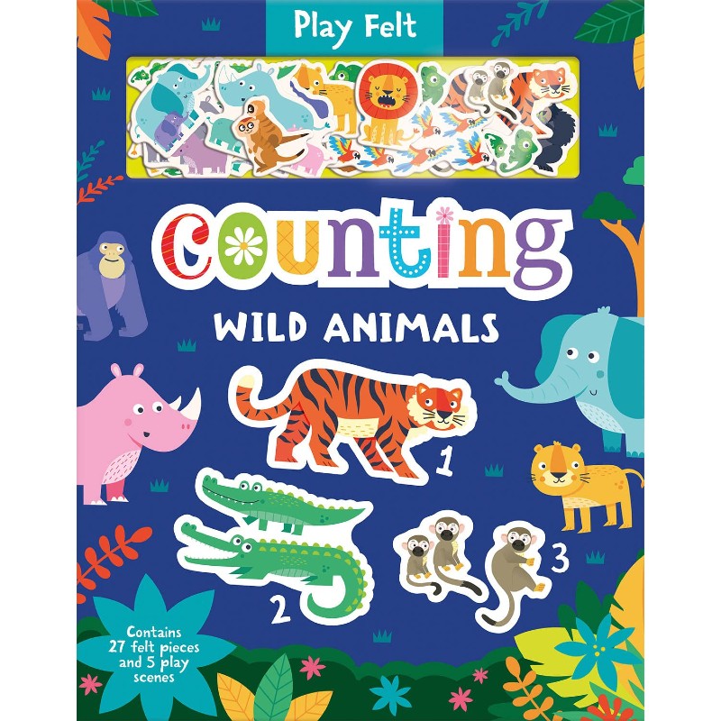 Play Felt Books: Counting Wild Animals