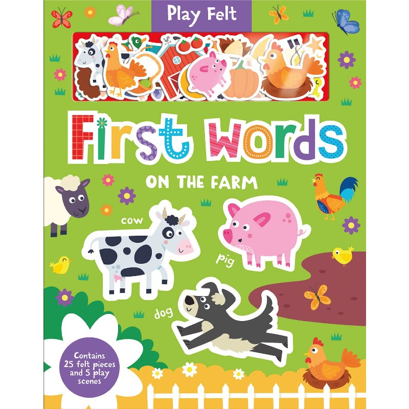 Play Felt Books: First Words on the Farm