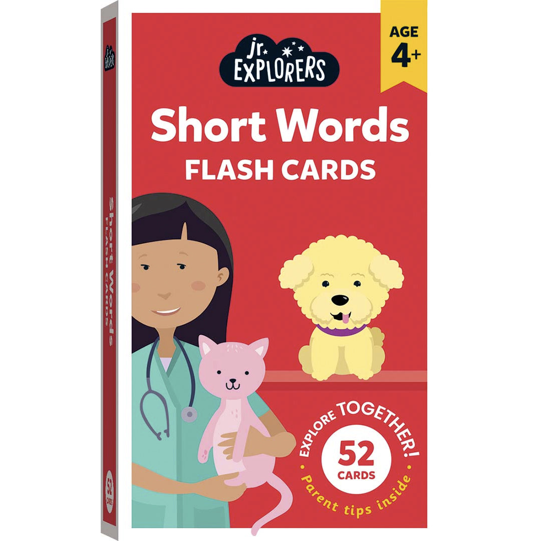 Junior Explorers Short Words (52 small flash cards)