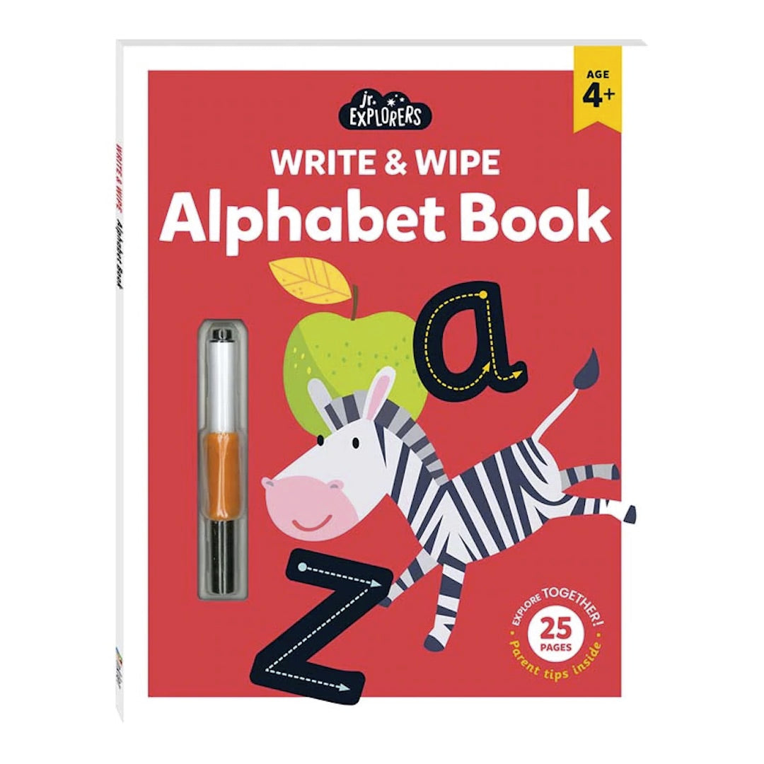 Junior Explorers Write & Wipe Alphabet Book