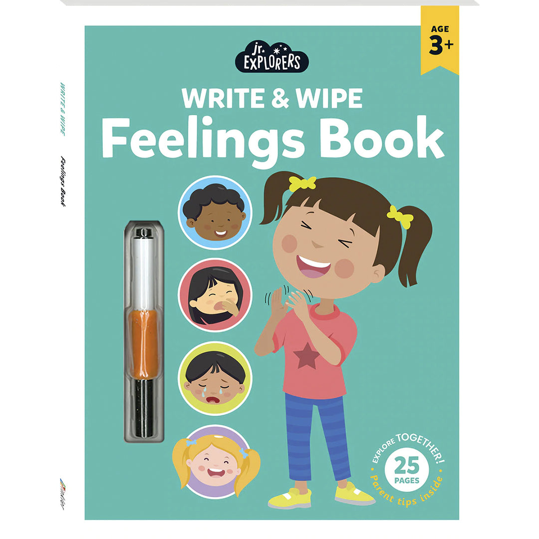 Junior Explorers Write & Wipe Feelings Book