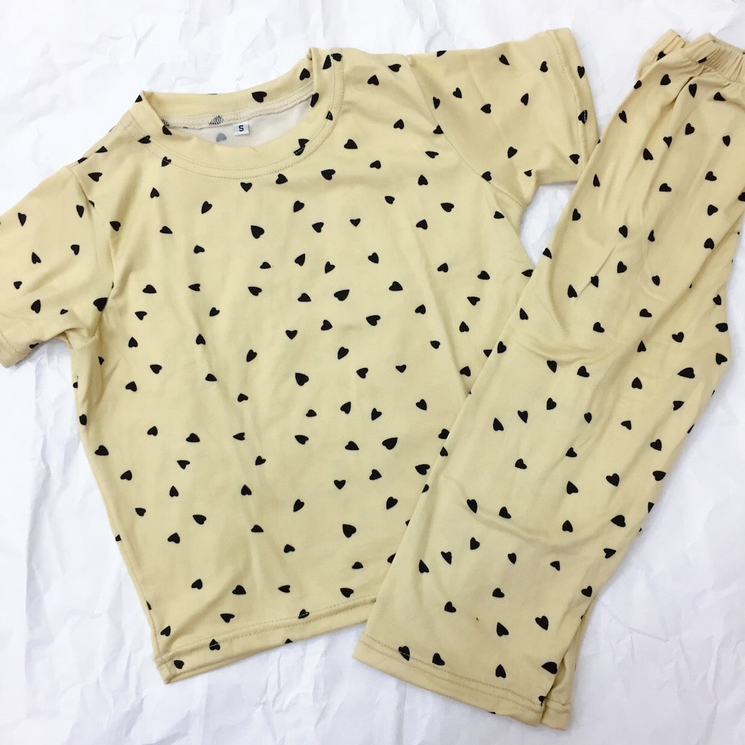 Kids Match Family PJs - Hearts