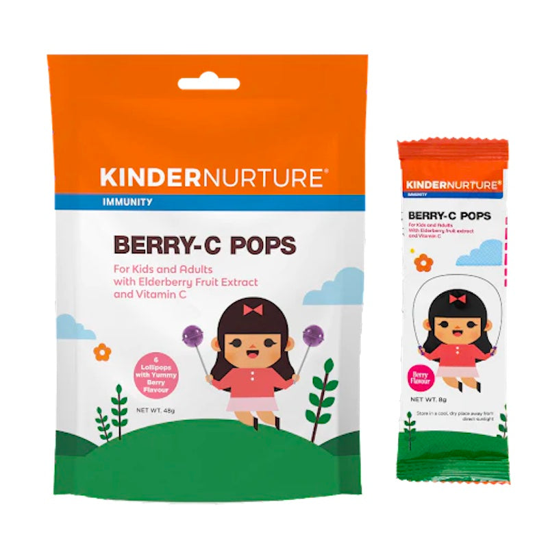 KinderNurture Berry-C Pops 6's 48g