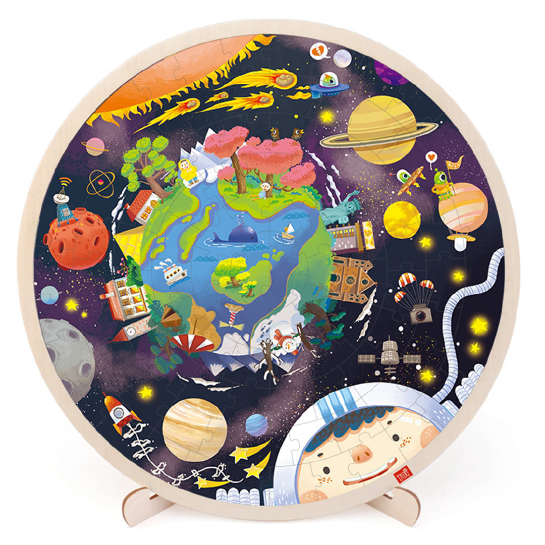 TOI 102pc Circular Jigsaw Puzzle Solar System