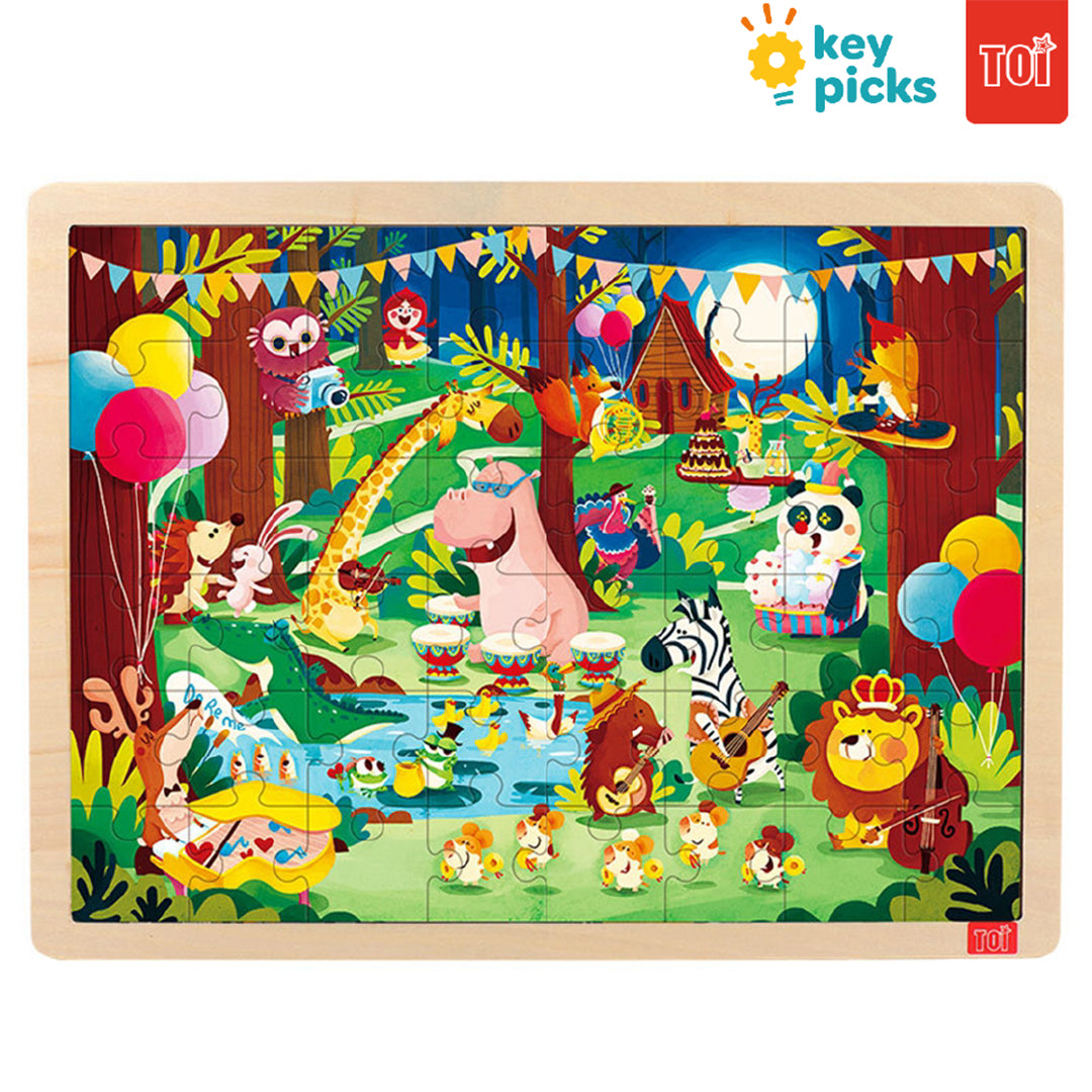 TOI 48pc Jigsaw Puzzle Forest Concert