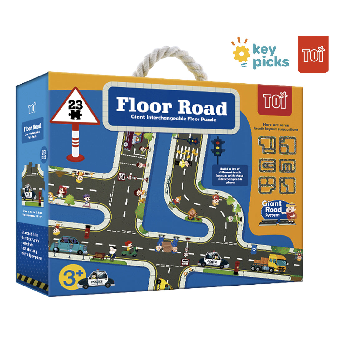 TOI Giant Interchangeable Floor Puzzle Floor Road