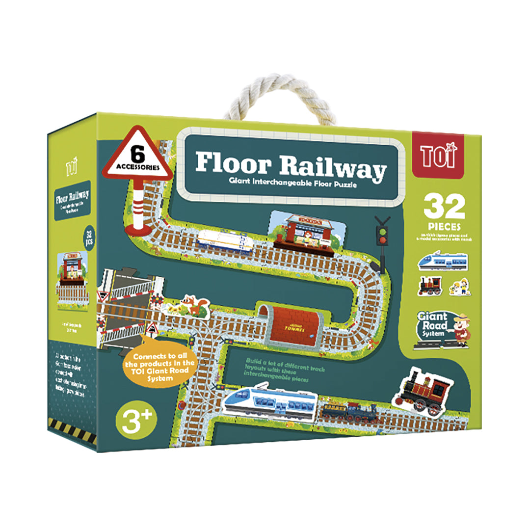 TOI Giant Interchangeable Floor Puzzle Floor Railway